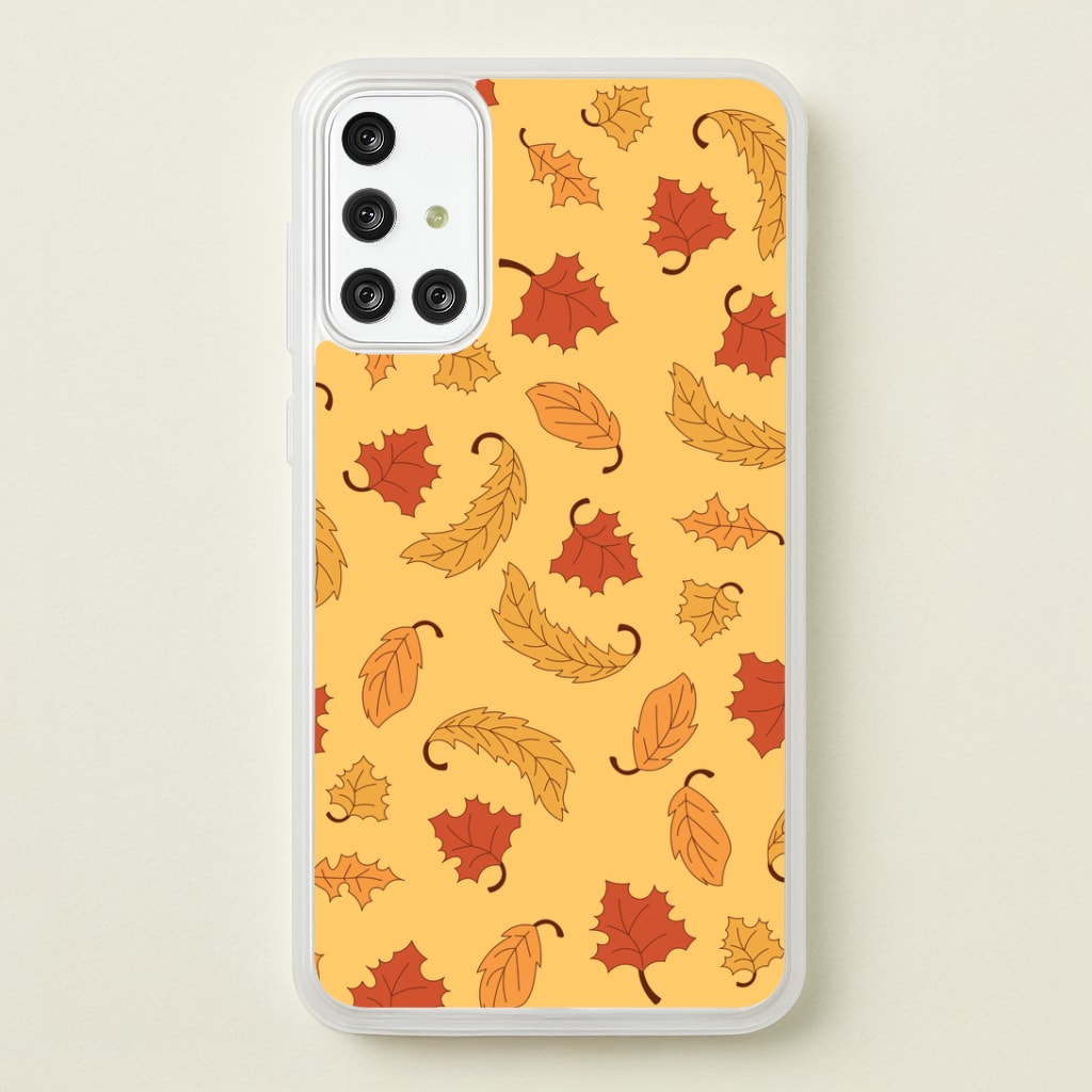 Leaves Assortment Pattern Galaxy A71 Case