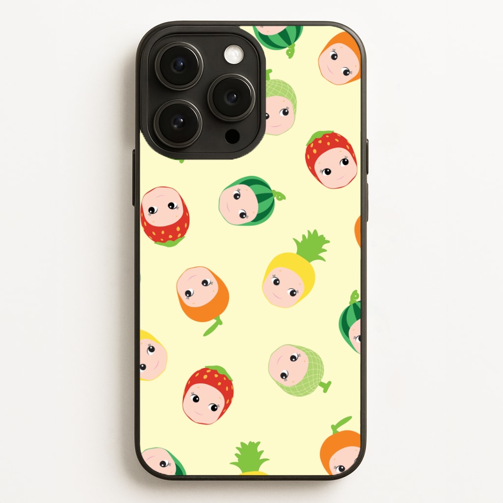 Fruit Angels Pattern iPhone 12 Pro Max Case