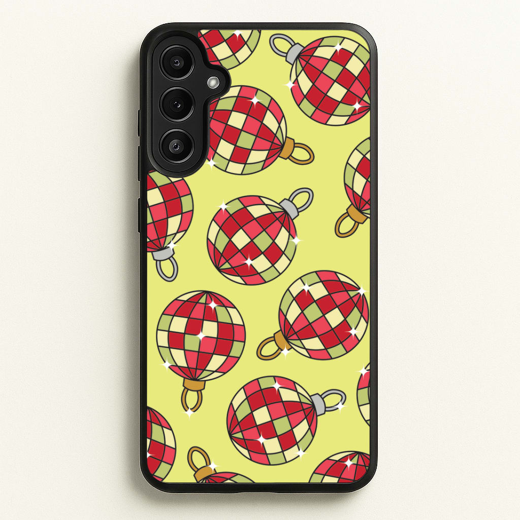 Disco Baubles Pattern Galaxy A34 Case