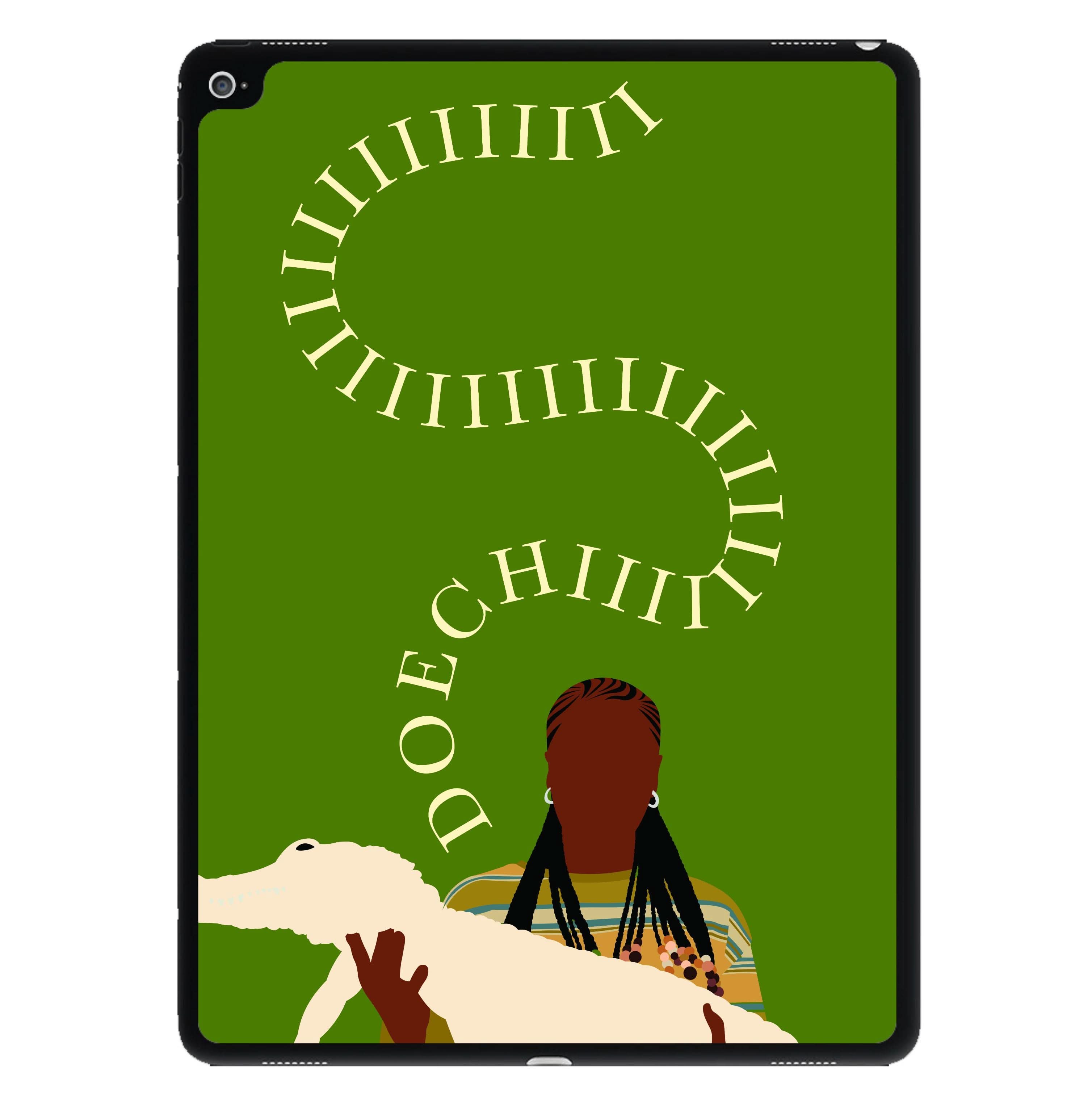 Rapper Holding Alligator iPad Case
