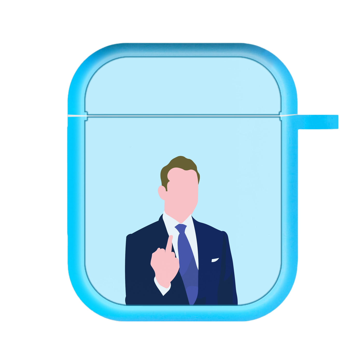 Middle Finger - Suits AirPods Case