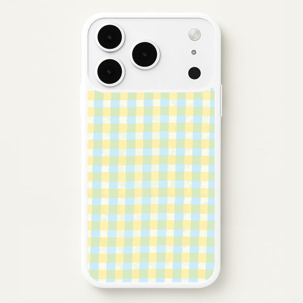 Lemonade Gingham iPhone 17 Pro Max Case