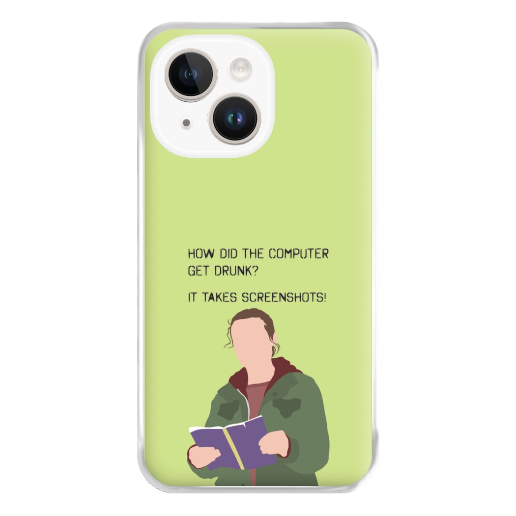 How Did The Computer Get Drunk? iPhone 15 Plus Case