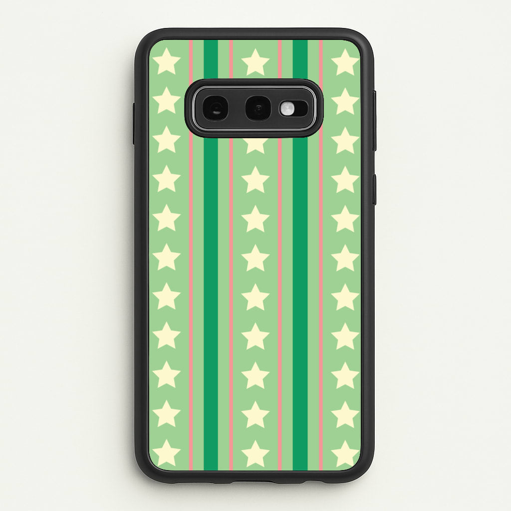 Stars And Stripes Christmas Pattern Galaxy S10e Case