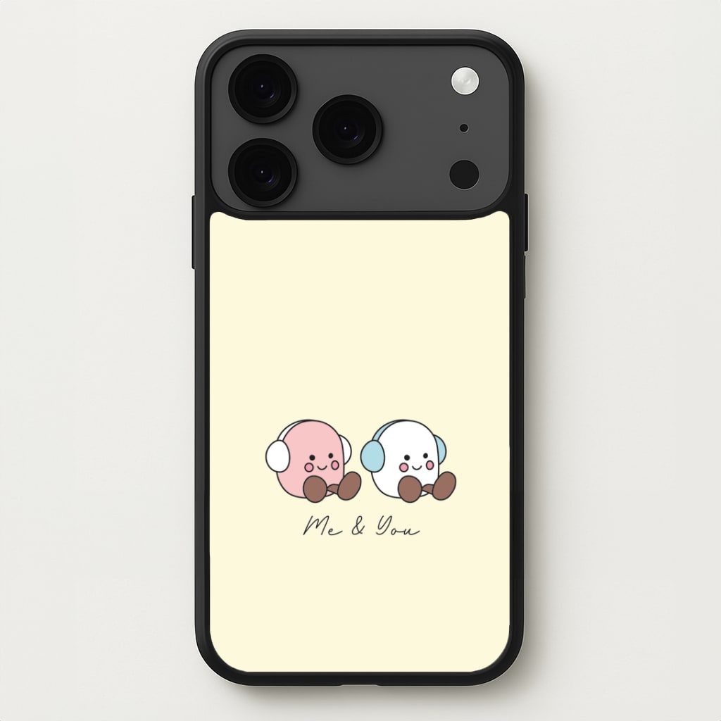 Cute Christmas Marshmellow Plushies iPhone 17 Pro Max Case