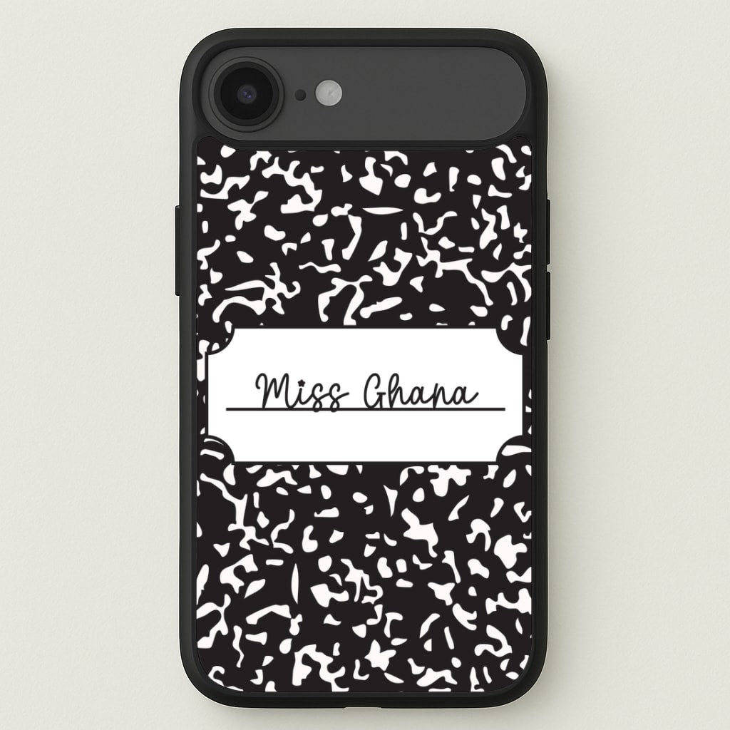 Personalised School Notebook iPhone 17 Air Case