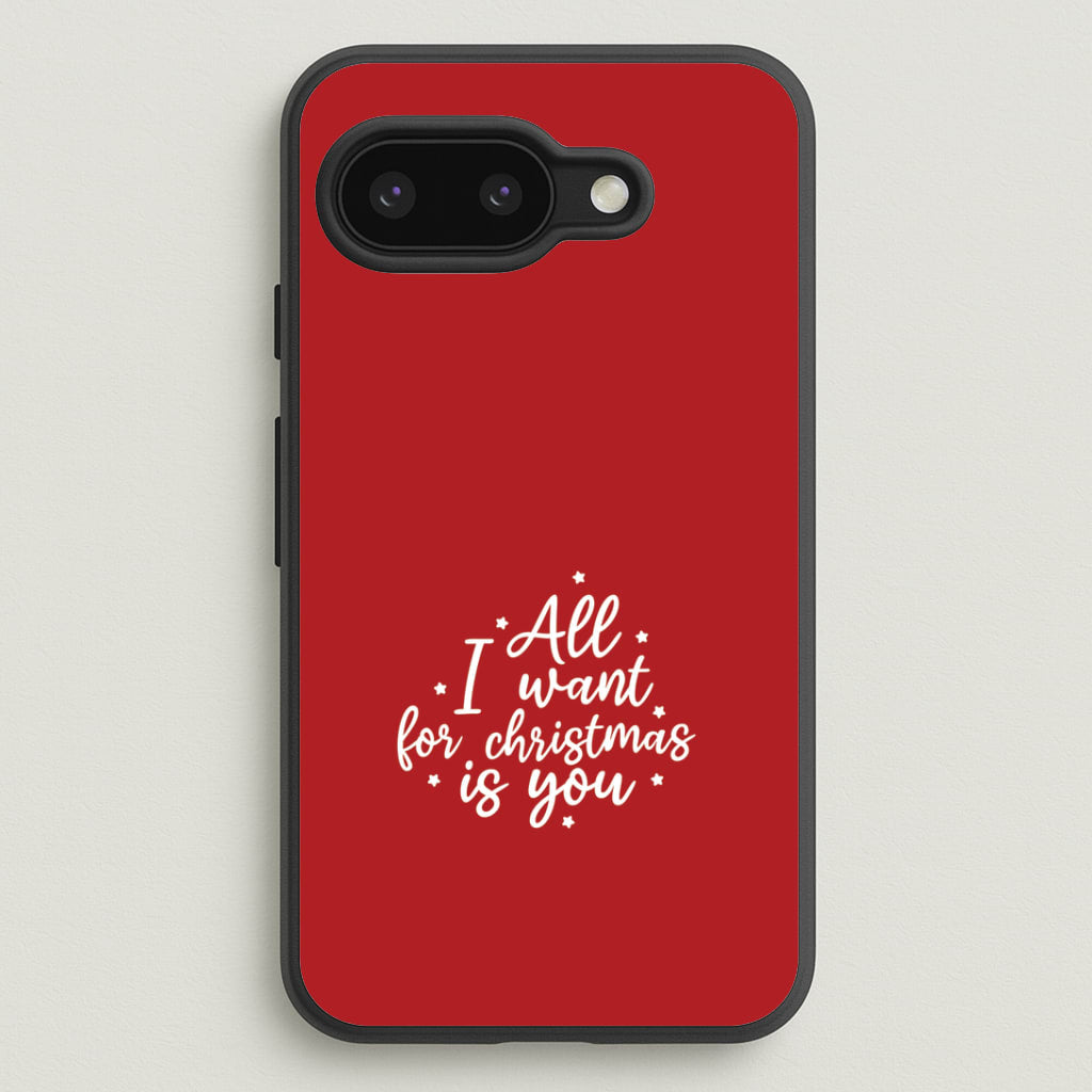 All I Want For Christmas Is You Stars Google Pixel 9a Case