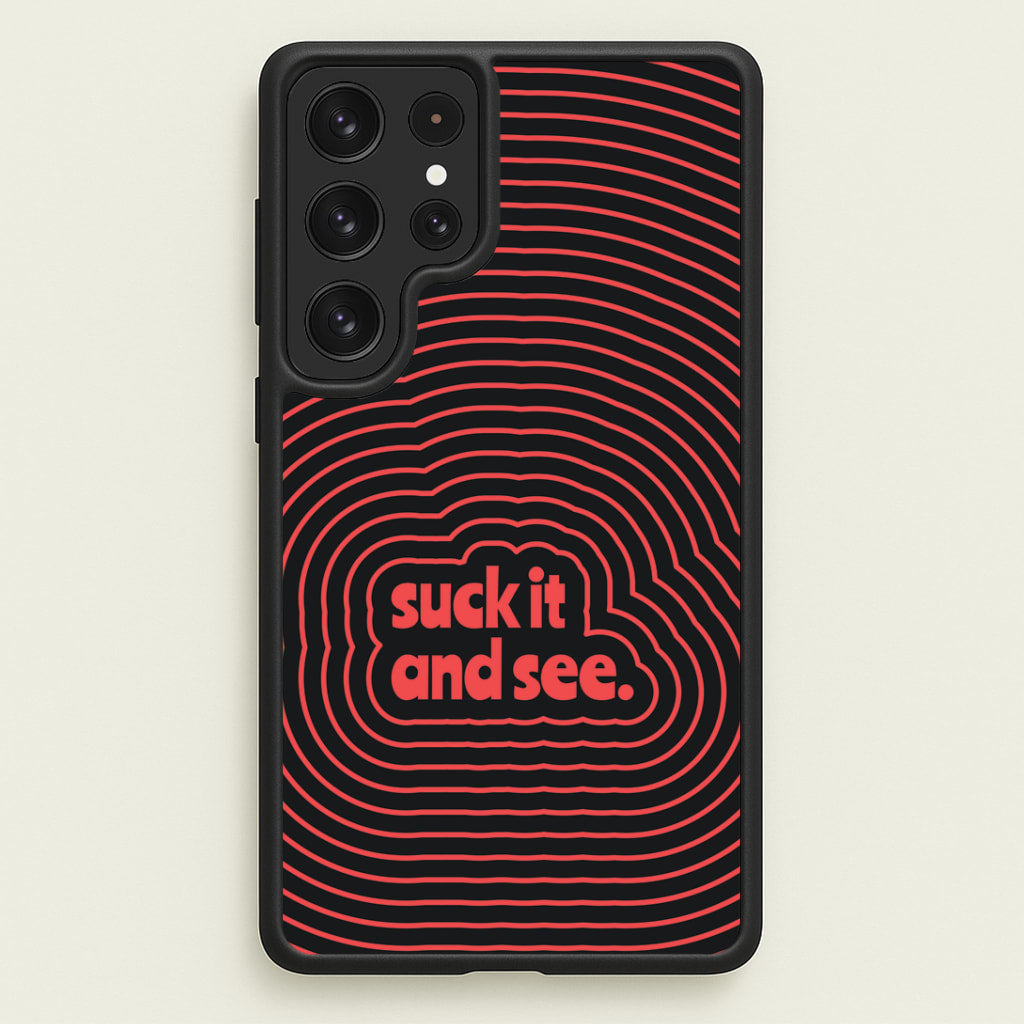 Suck It And See Psychedelic Galaxy S22 Ultra Case