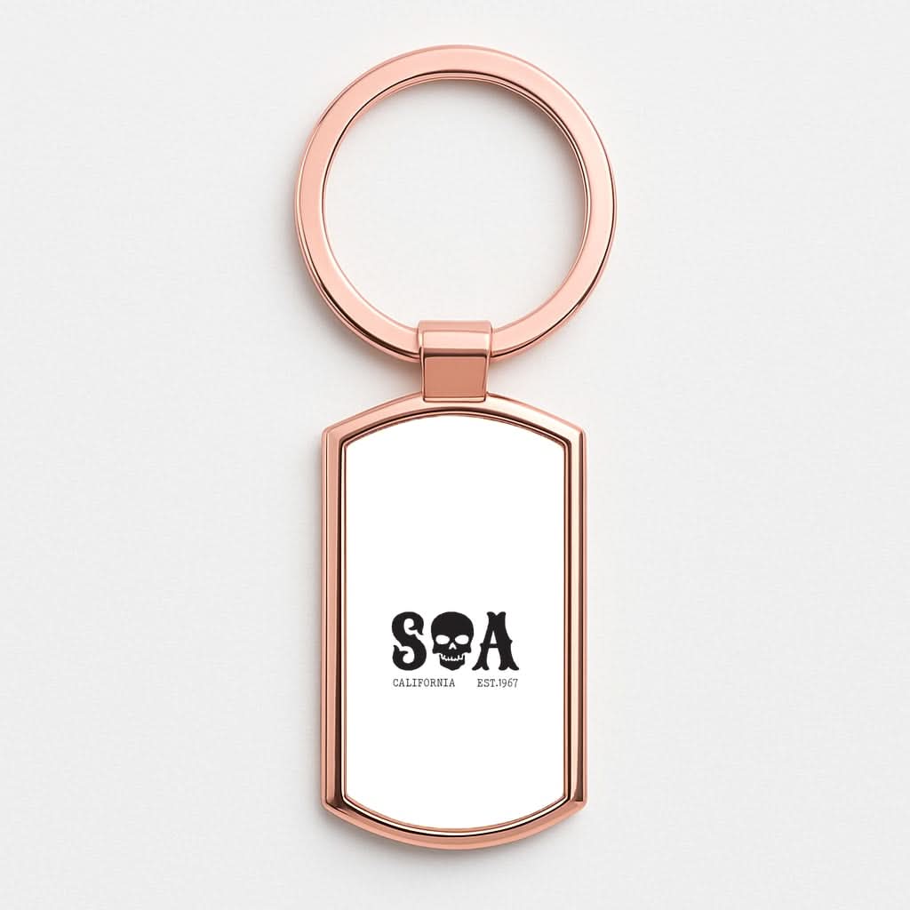 SOA California Rose Gold Keyring