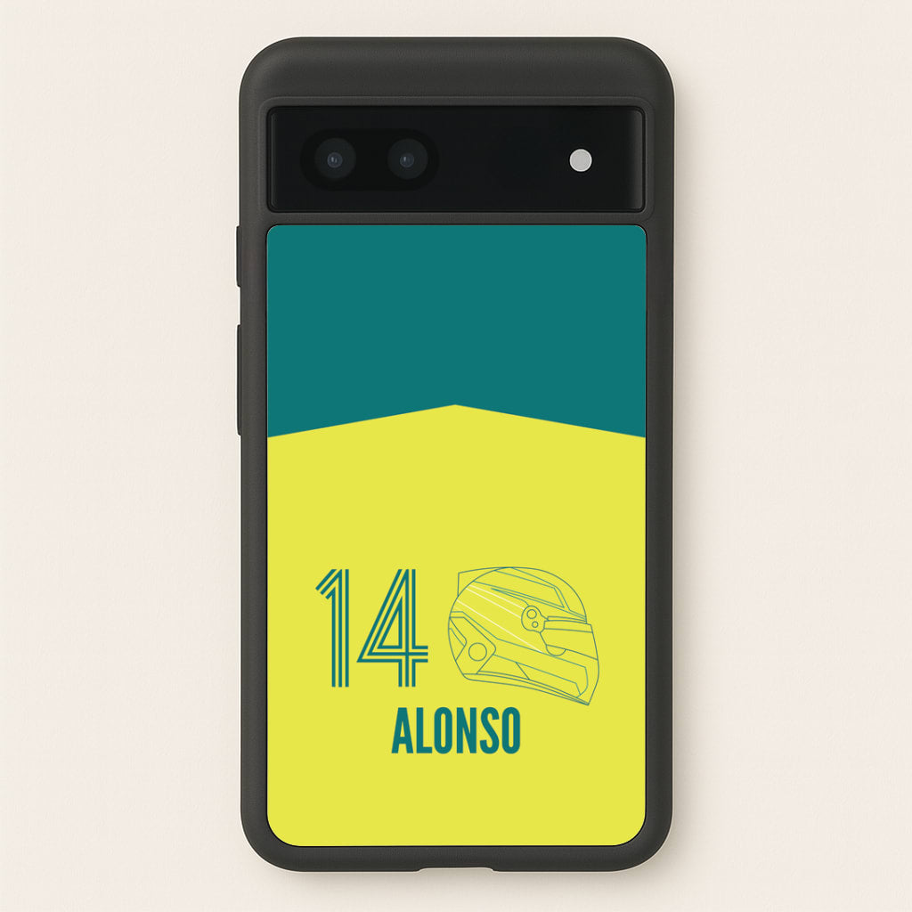 Alonso Helmet 2026 Google Pixel 6a Case