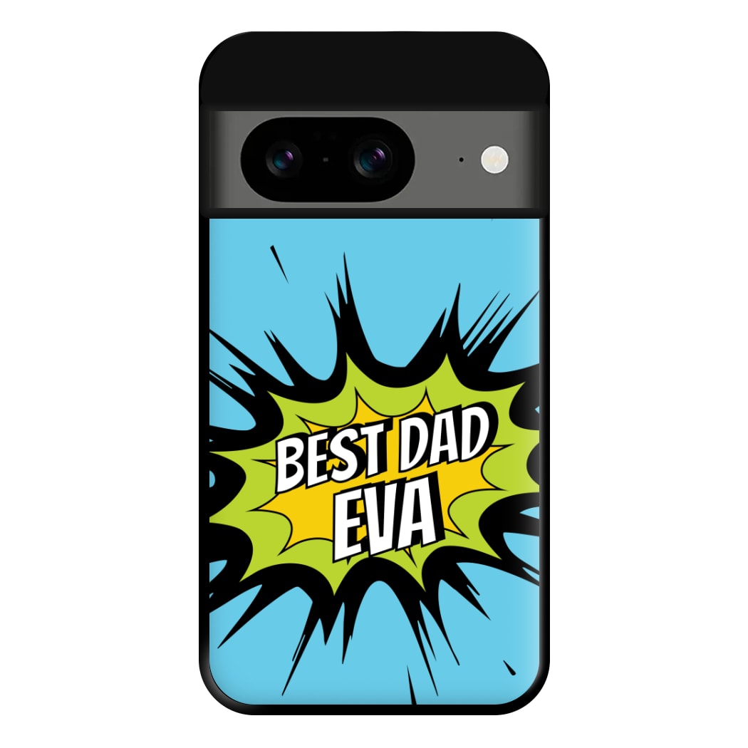 Comic Book Best Dad Eva Google Pixel 8a Case