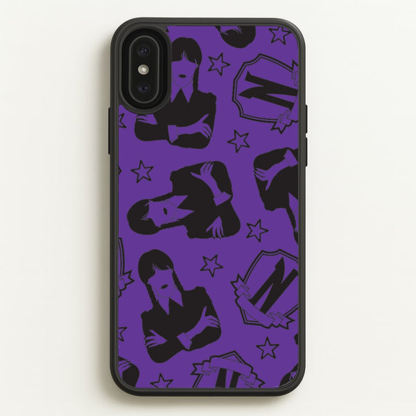 Wednesday Pattern iPhone XS Max Case