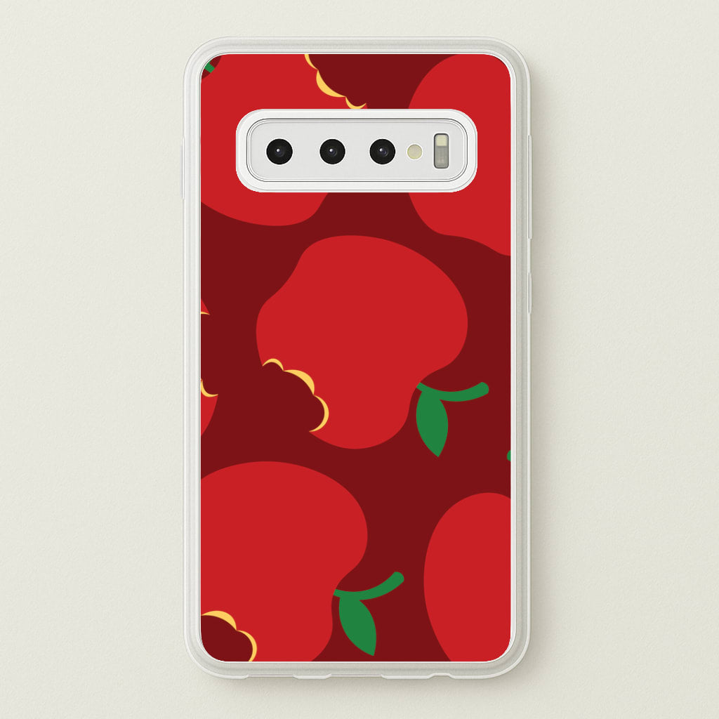 Teacher Apples Pattern Galaxy S10 Case