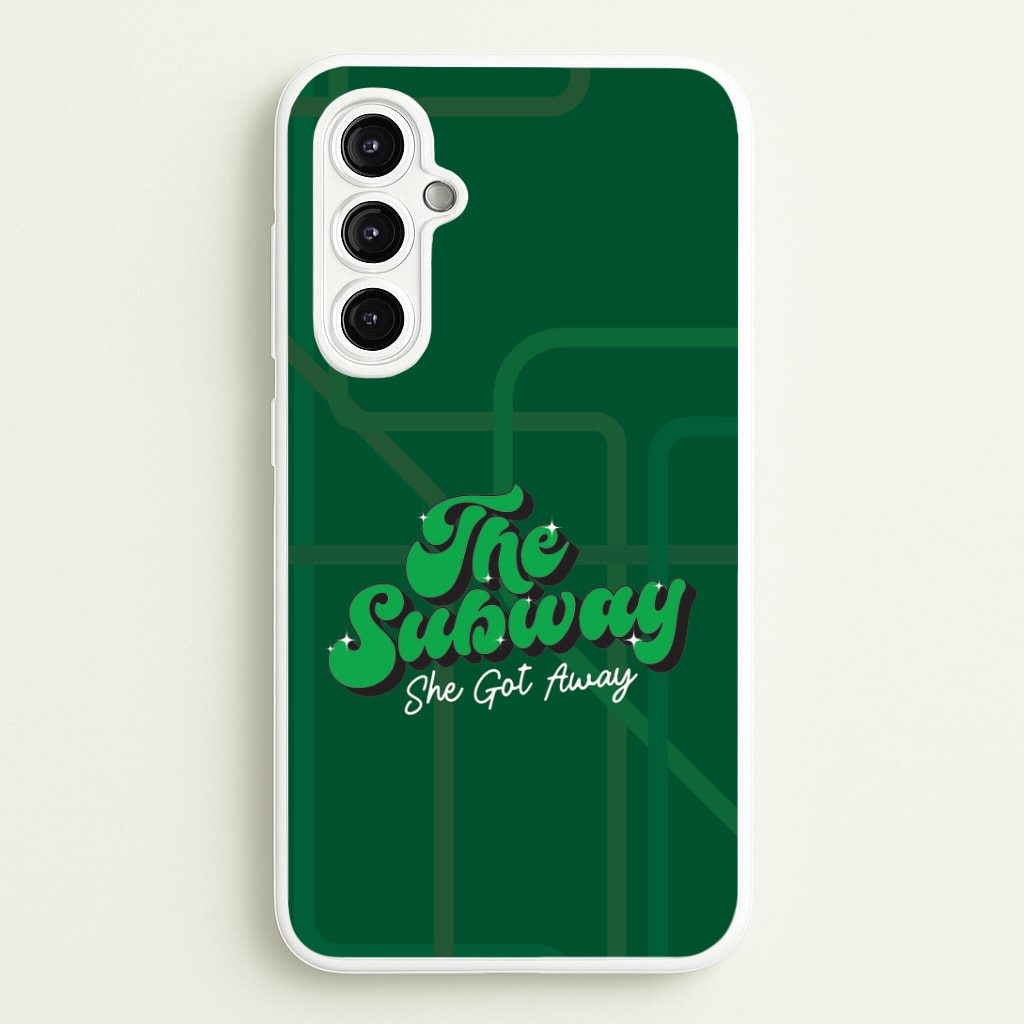 Subway Green Galaxy A14 Case