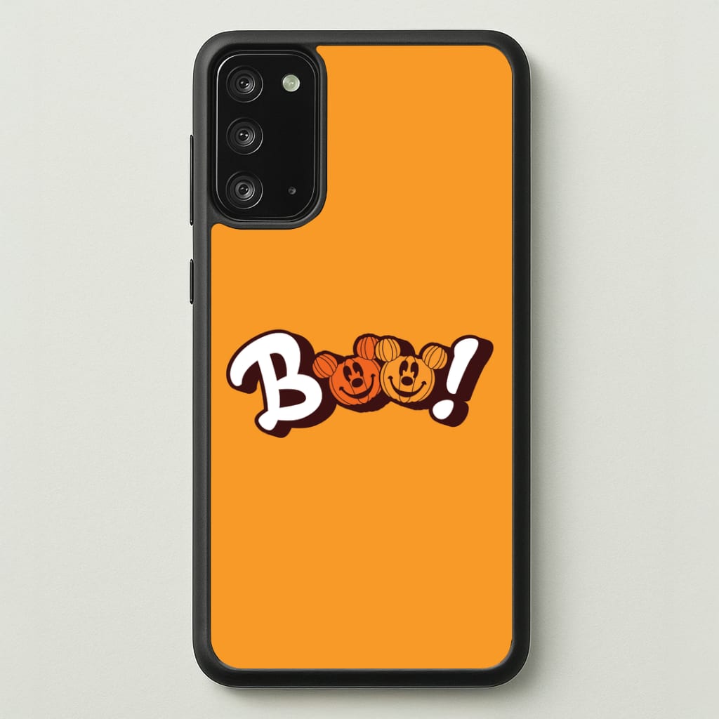 Pumkin Mouse Boo Galaxy Note 20 Case
