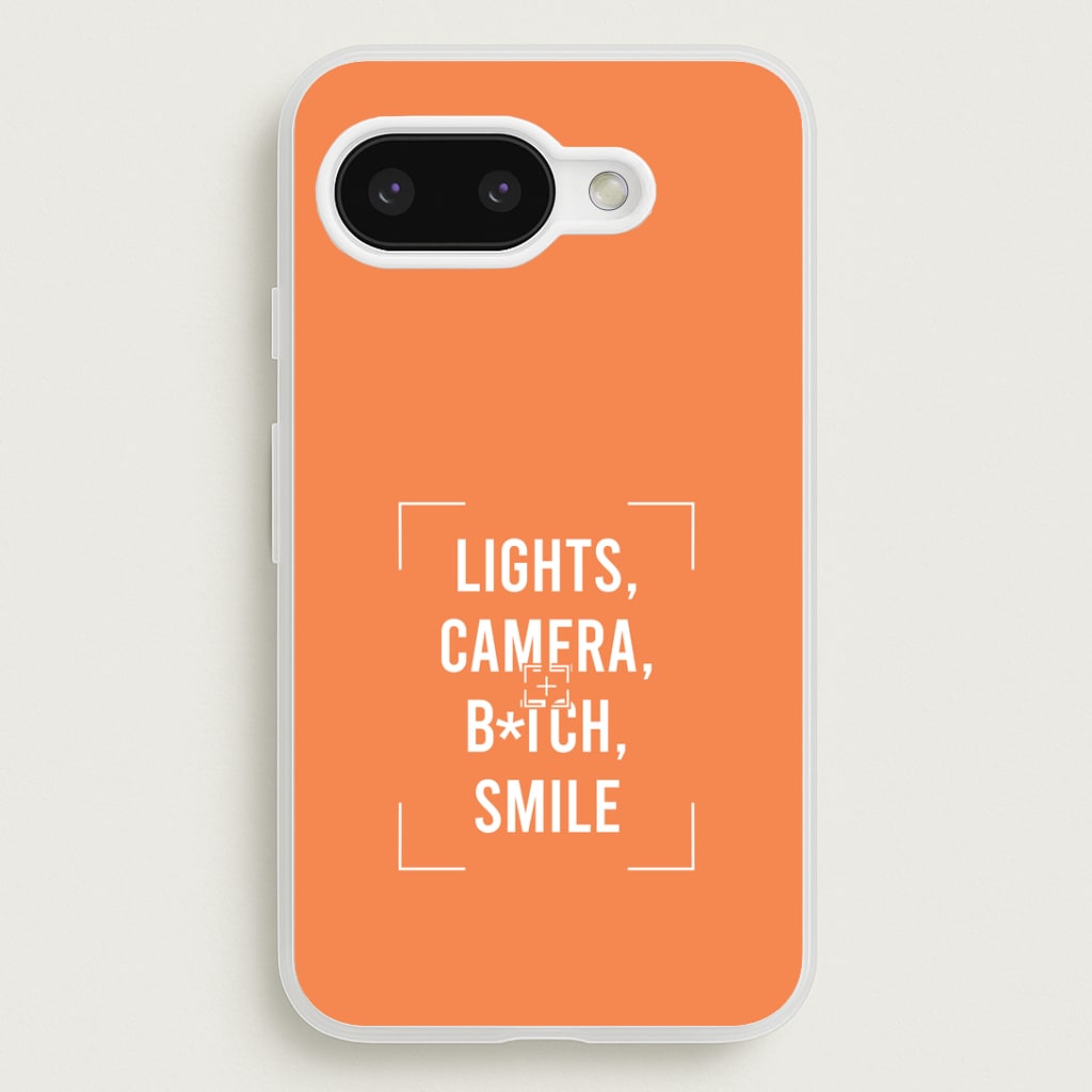 Lights, Camera, B*tch, Smile Google Pixel 9a Case