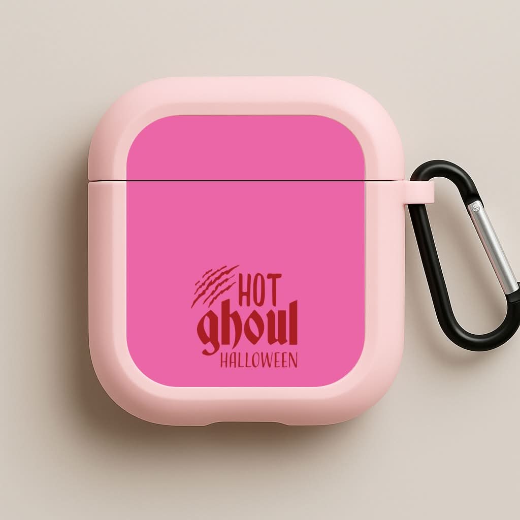 Hot Ghoul Halloween Pink AirPods Case