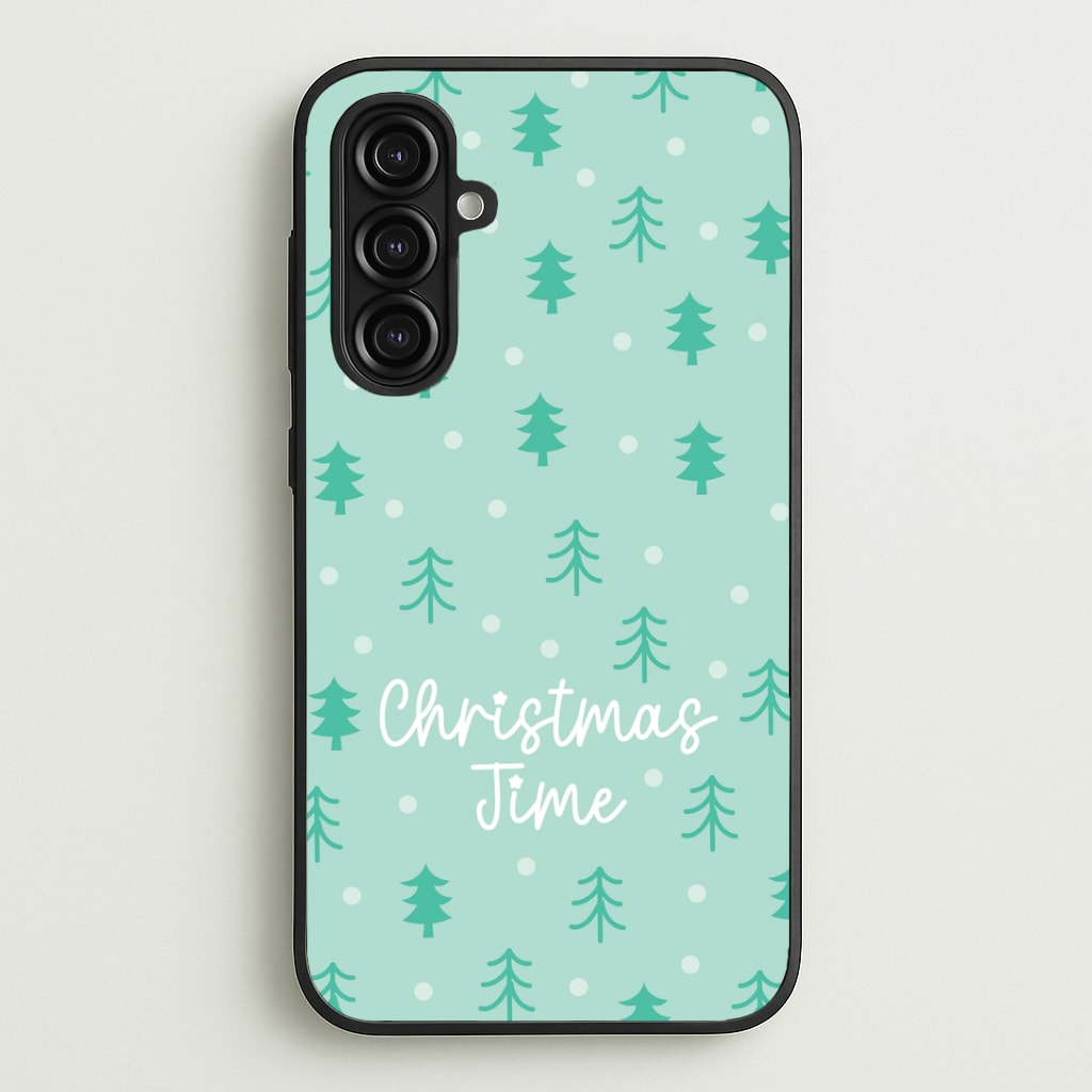Cute Xmas Trees Pattern Galaxy A16 Case