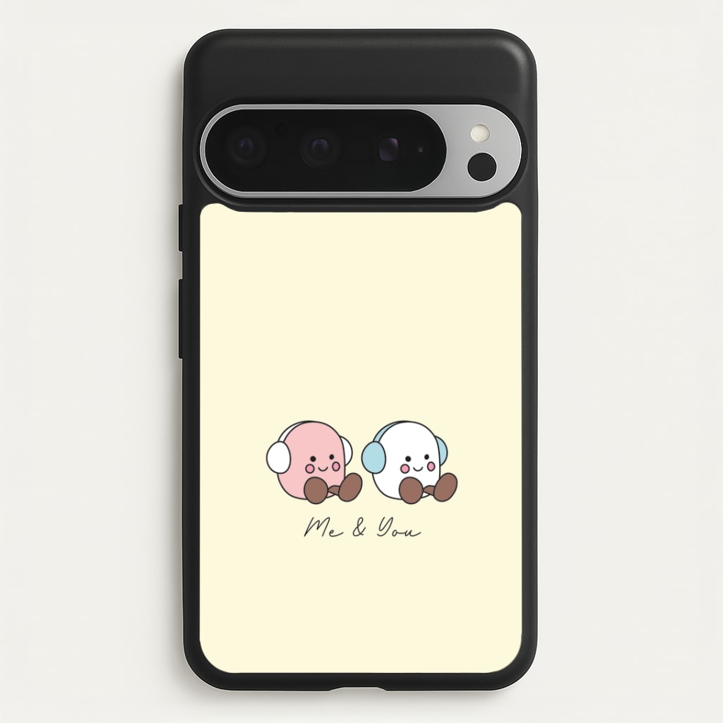 Cute Christmas Marshmellow Plushies Google Pixel 9 Pro XL Case