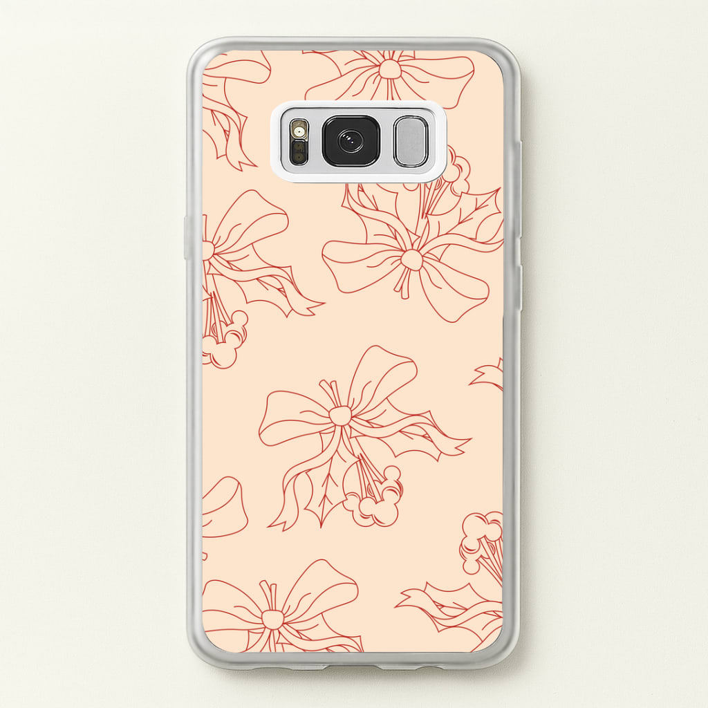 Cartoon Mouse Holly Pattern Galaxy S8 Plus Case