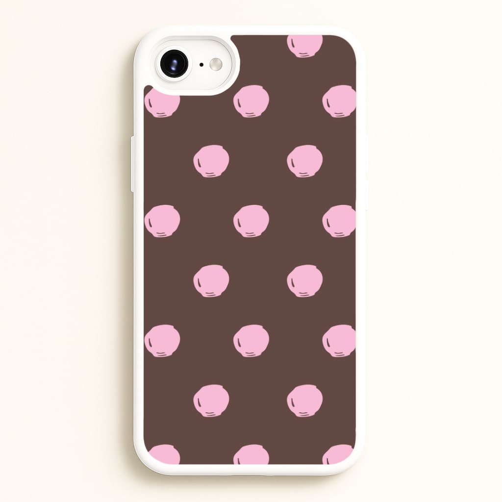 Chocolate & Strawberry Buttons iPhone 6 / 7 / 8 / SE Case