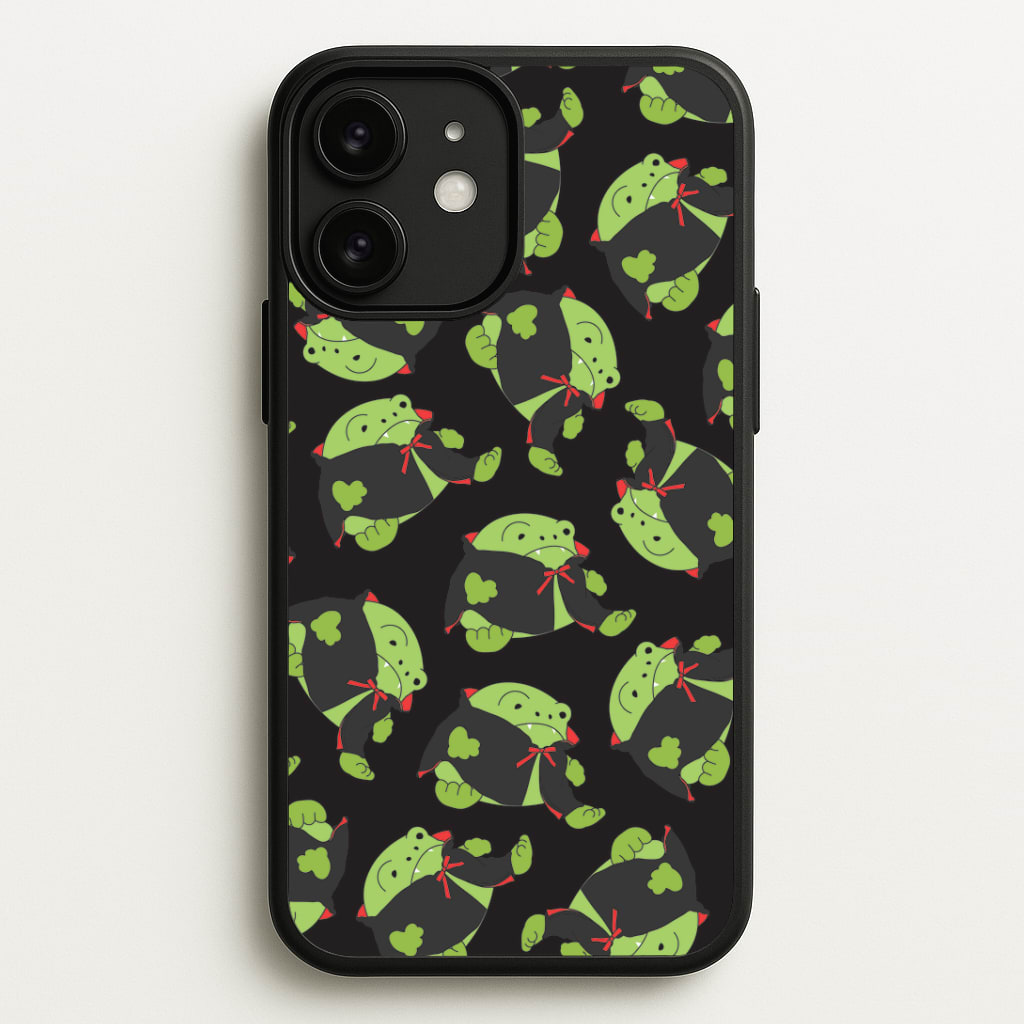 Vampire Frog Pattern - Halloween iPhone 11 Case