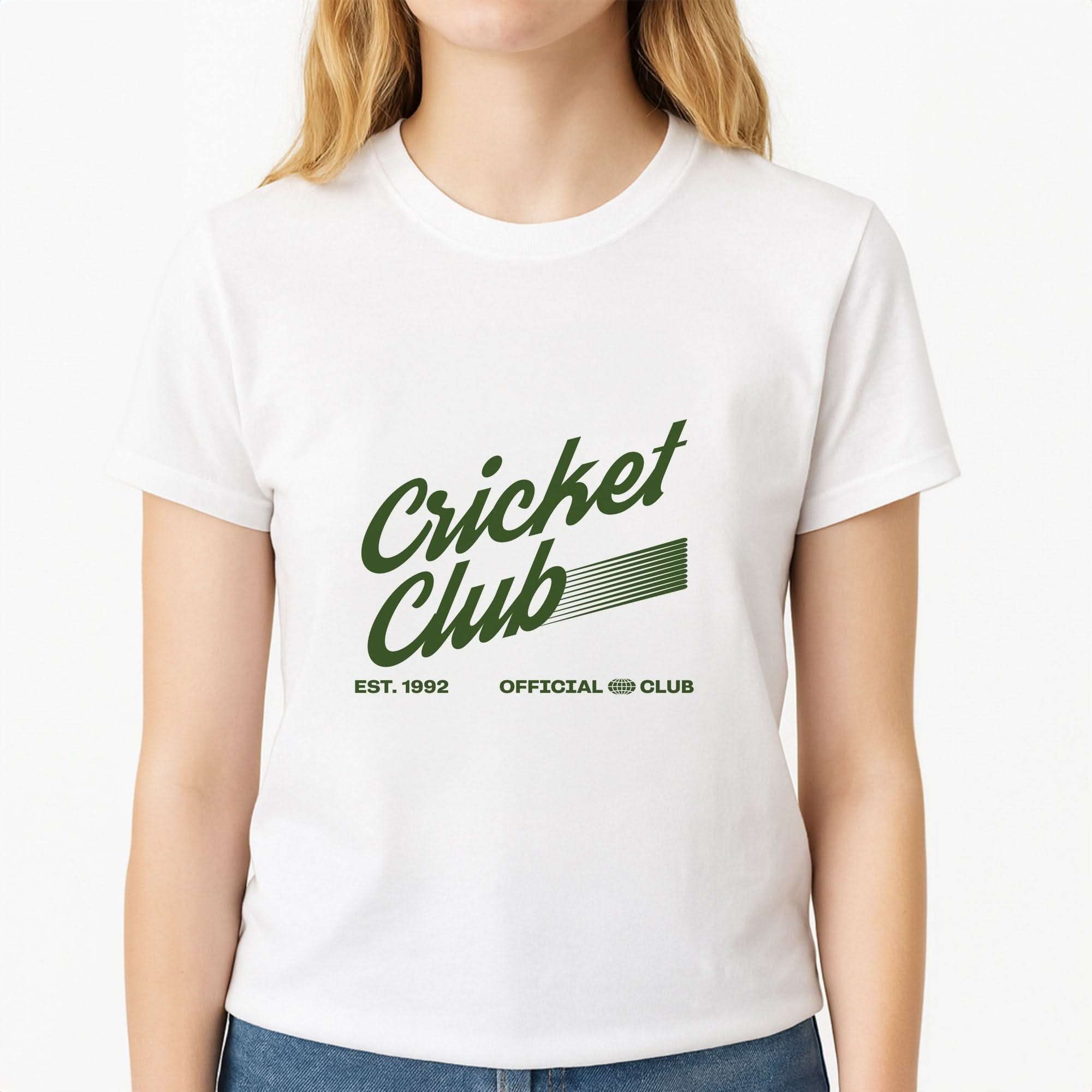 Official Cricket Club Womens T-Shirt