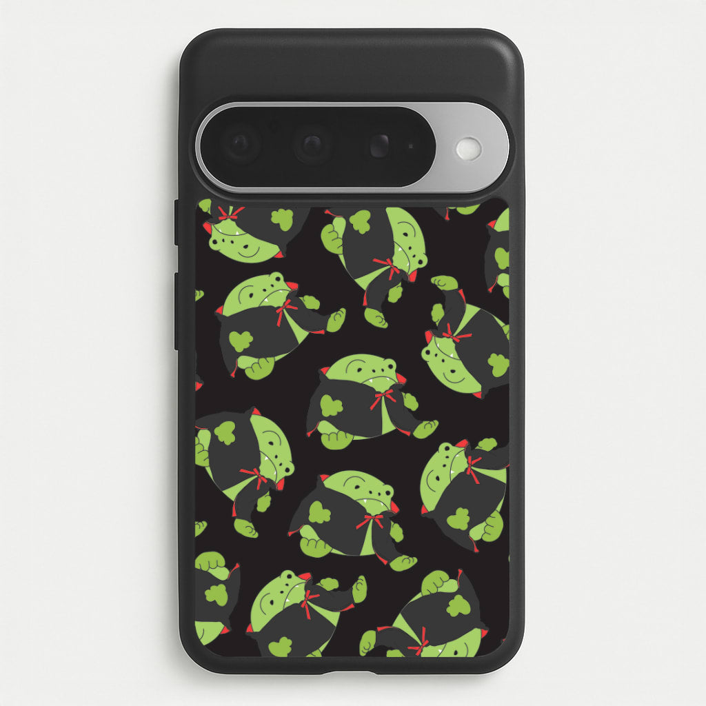 Vampire Frog Pattern - Halloween Google Pixel 10 Pro XL Case