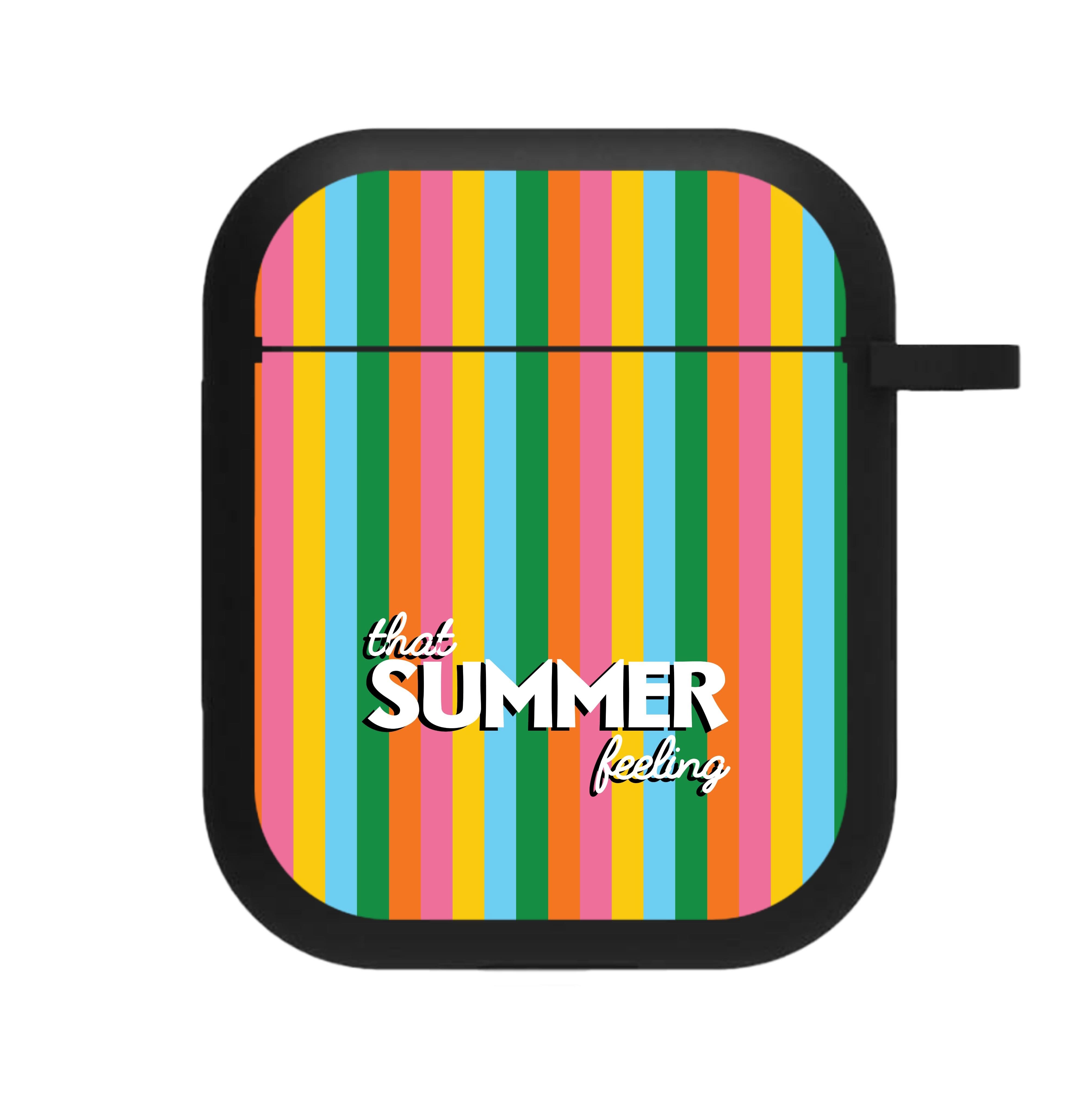 That Summer Feeling Stripes AirPods Case