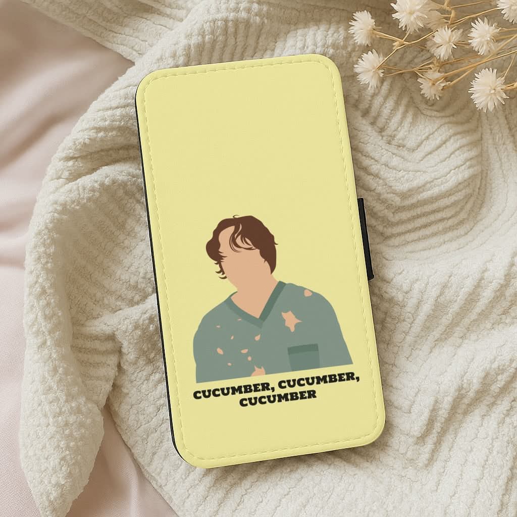 Cucumber, Cucumber, Cucumber Leather Phone Case