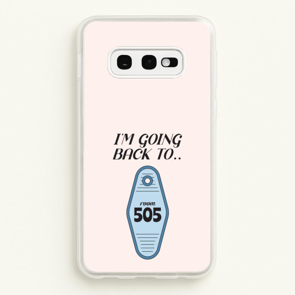 I'm Going Back To 505 Keyring Galaxy S10e Case