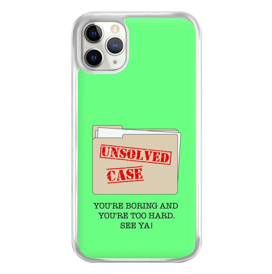 Unsolved Case - Brooklyn Nine-Nine Phone Case