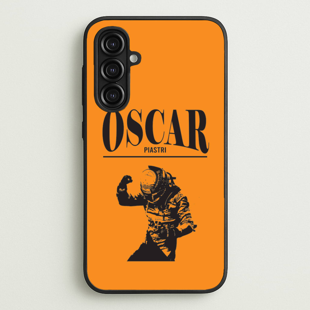 Oscar Orange And Black Galaxy A16 Case