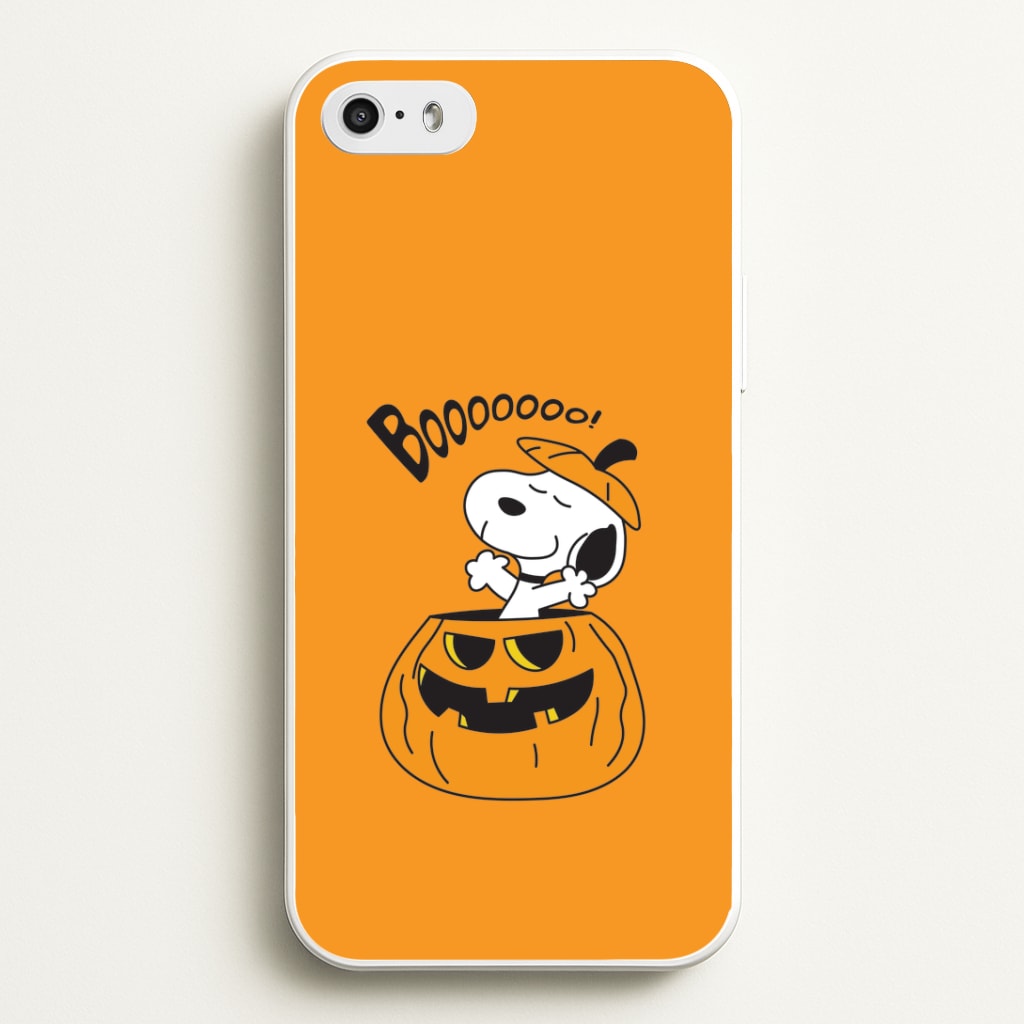 Cartoon Beagle Pumpkin iPhone 5 / 5s / SE 2016 Case