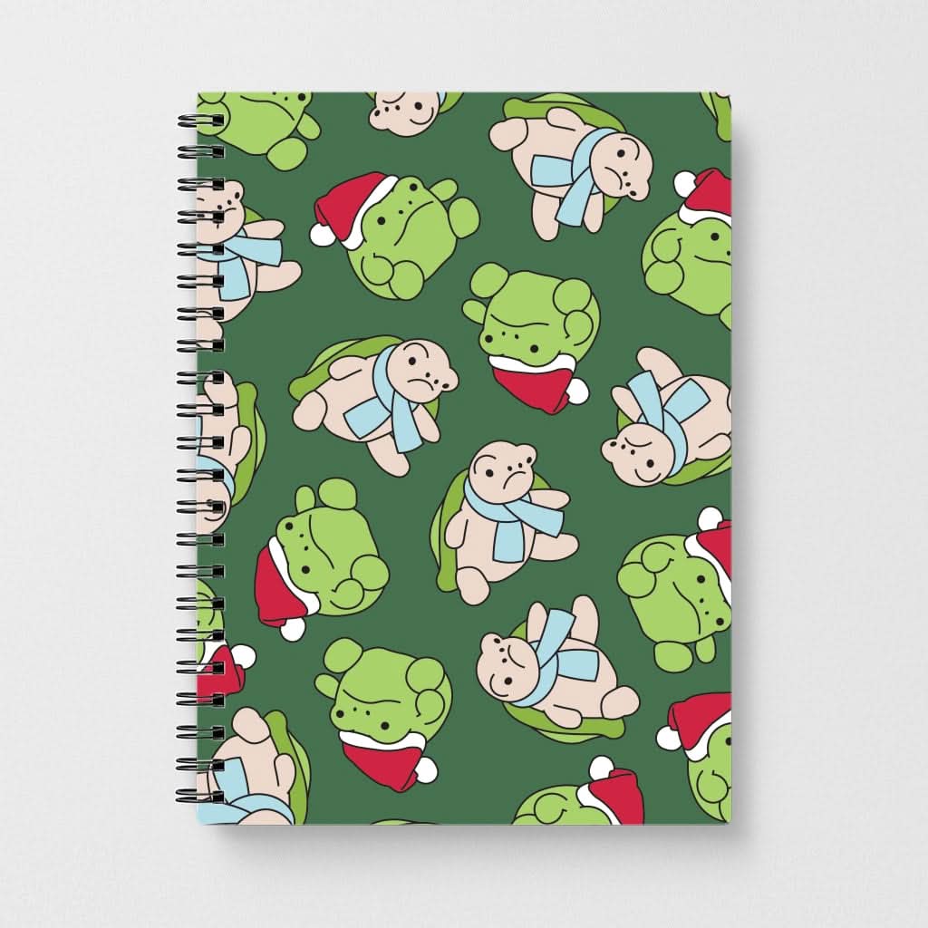 Grumpy Christmas Plushies Pattern Notebook