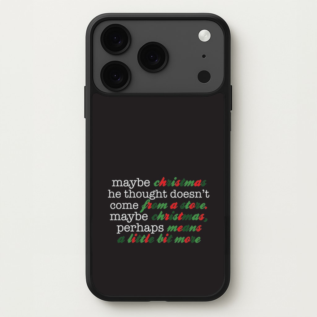 Green Creature Quote iPhone 17 Pro Max Case