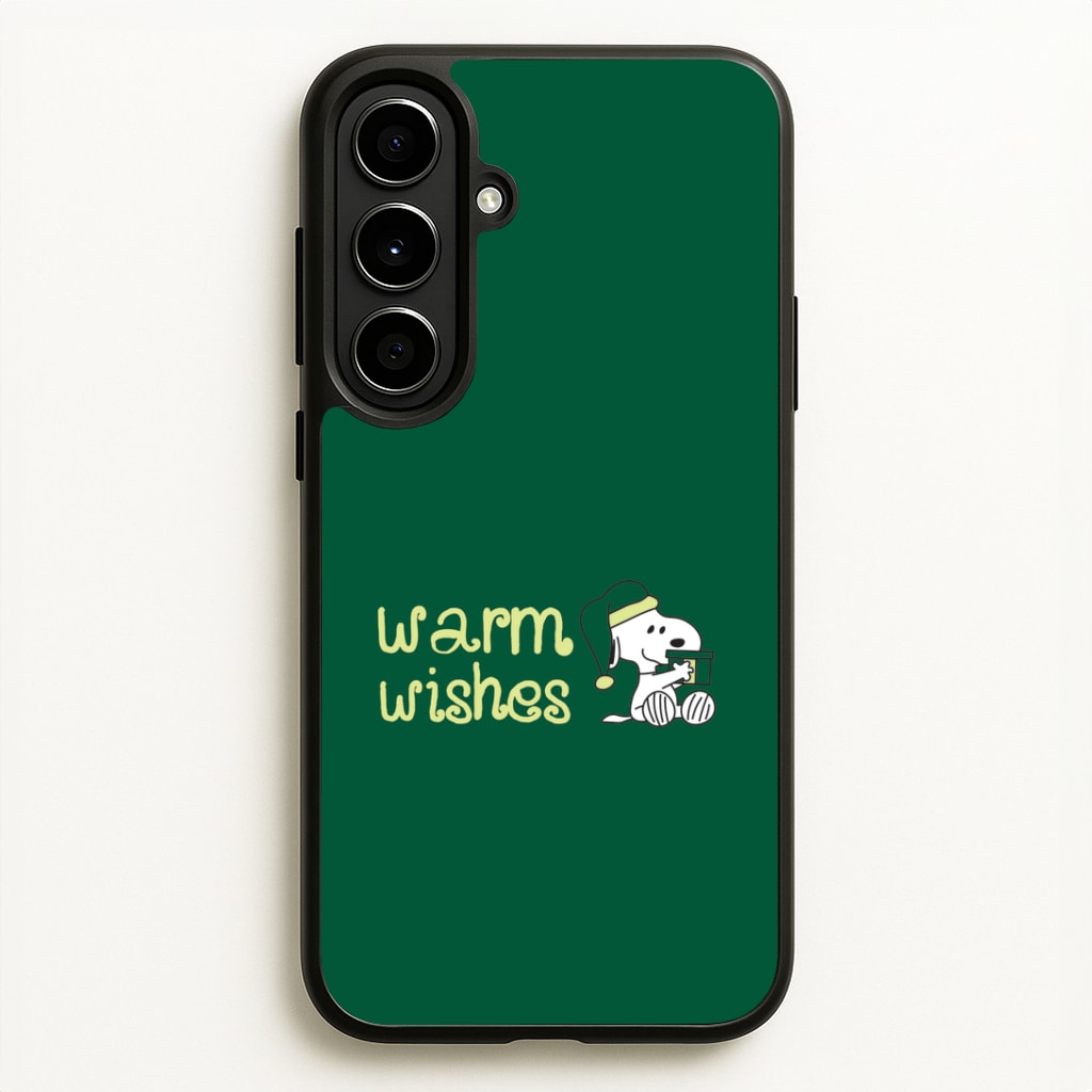 Cartoon Beagle Warm Wishes Galaxy A56 Case