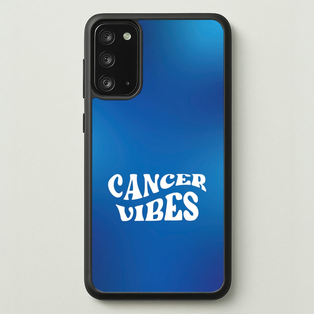 Cancer Vibes Gradient Zodiac Galaxy Note 20 Case