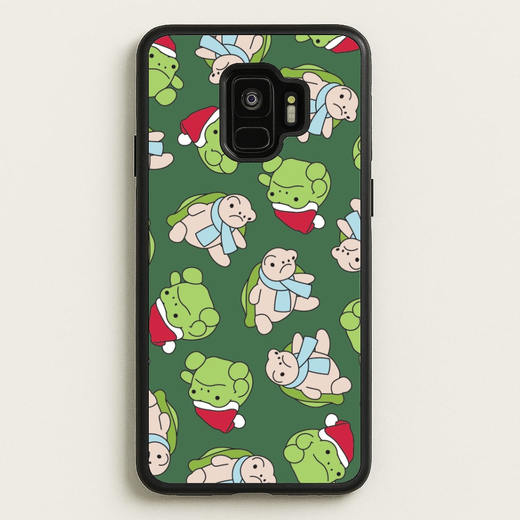 Grumpy Christmas Plushies Pattern Galaxy S9 Case