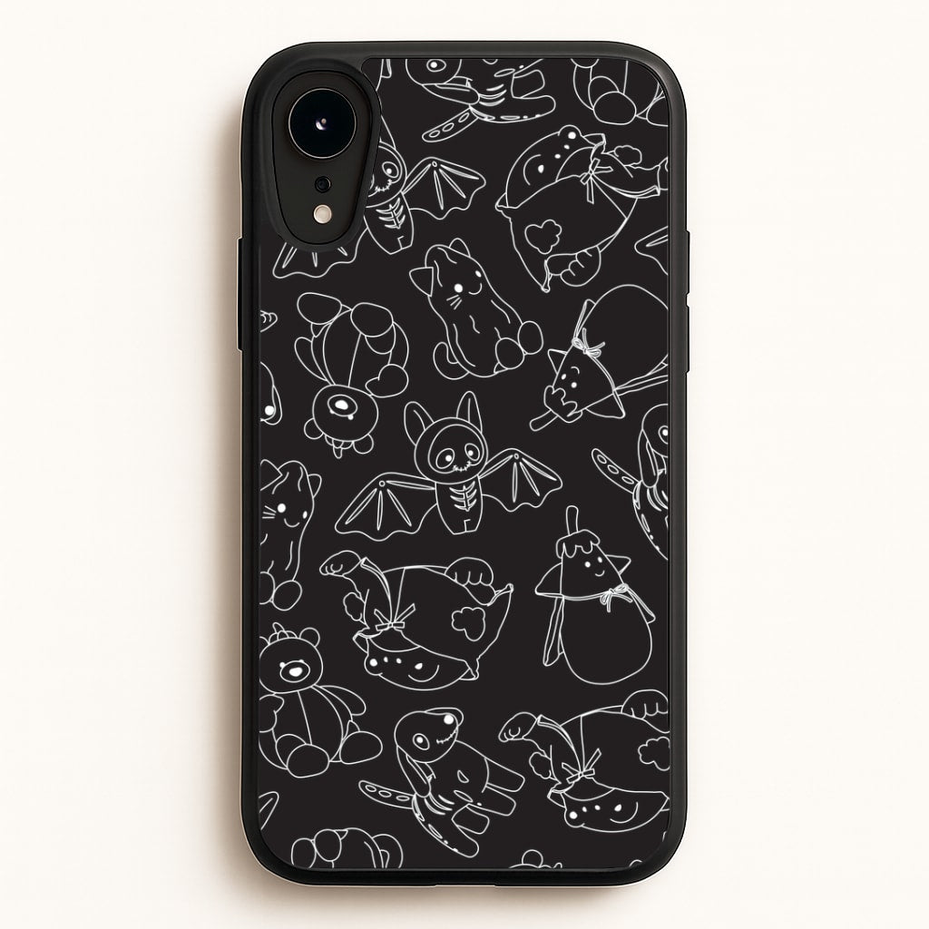 Halloween Plushies Pattern II - Halloween iPhone XR Case