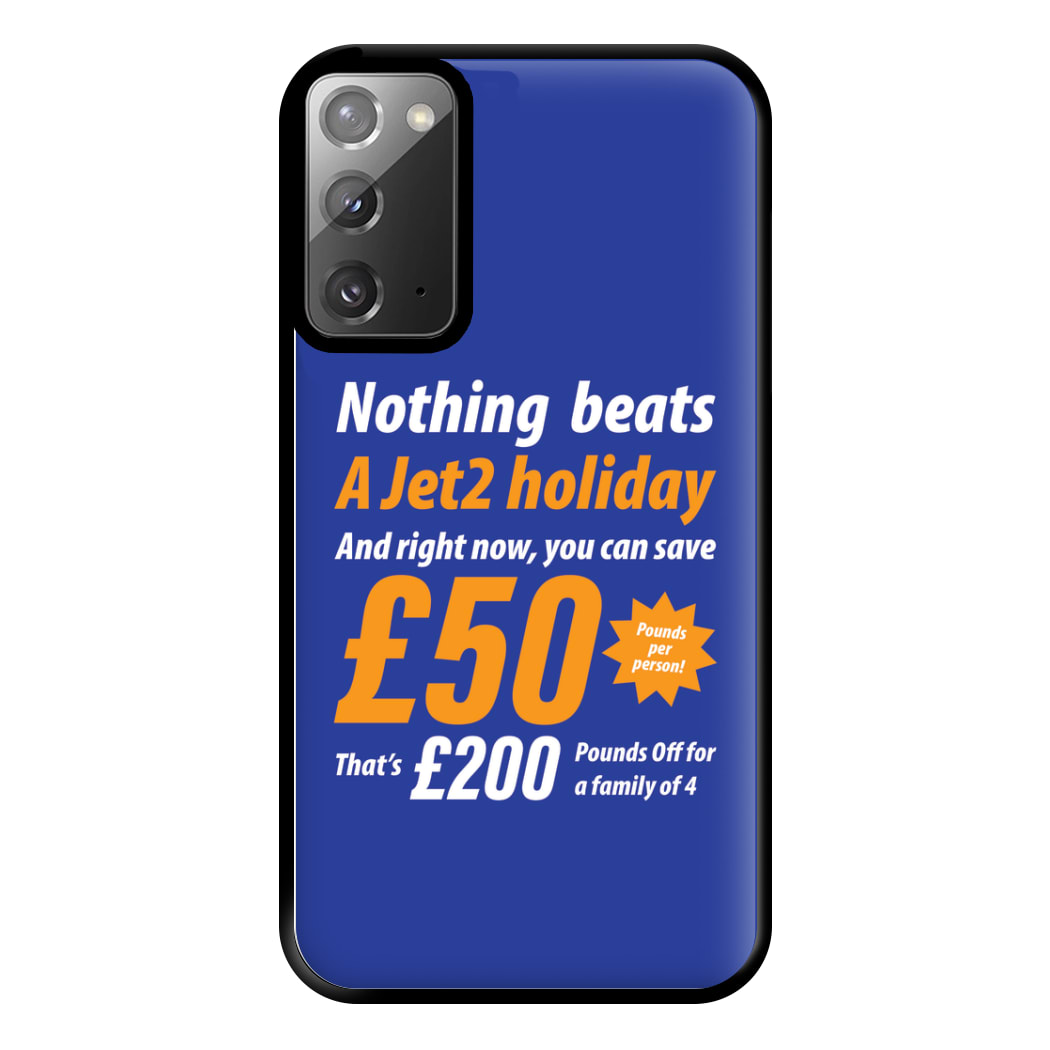 Nothing Beats A Jet Holiday Galaxy Note 20 Ultra Case