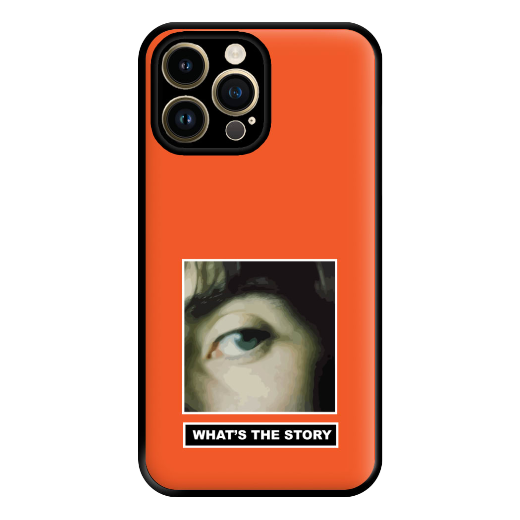 What's The Story Orange iPhone 14 Pro Case