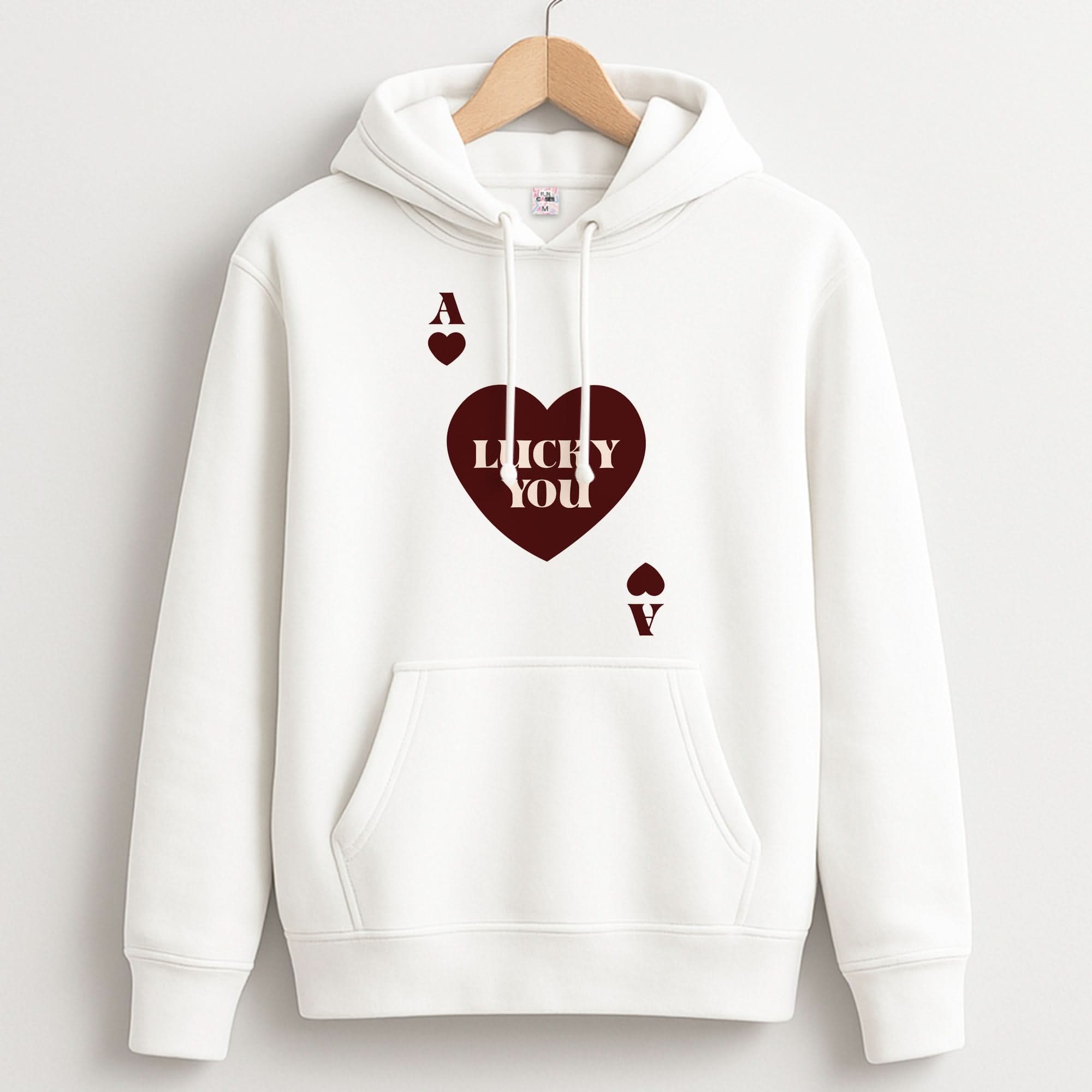 Ace Of Hearts Lucky You Unisex Hoodie