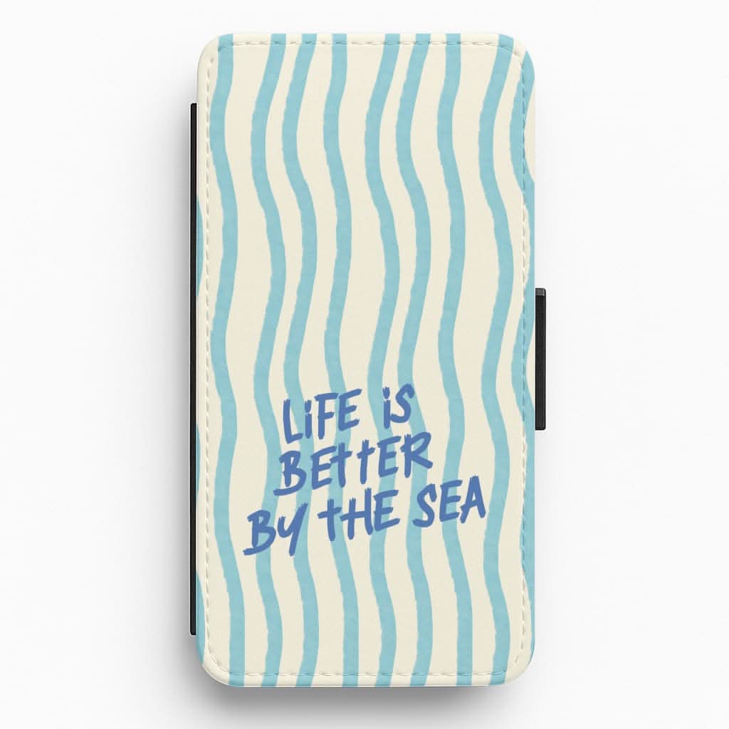 Better By The Sea Flip / Wallet Phone Case