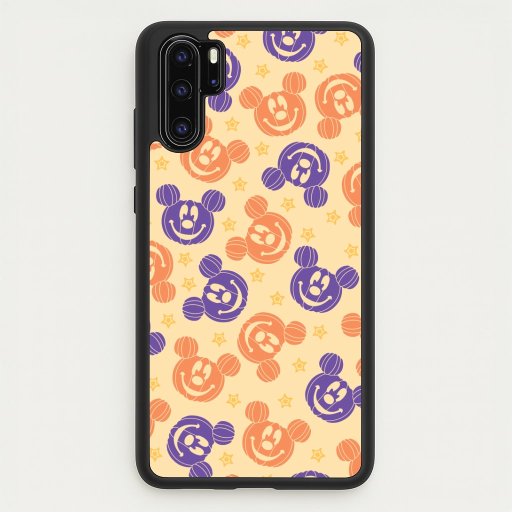 Pumkin Mouse And Stars Pattern Huawei P30 Pro Case