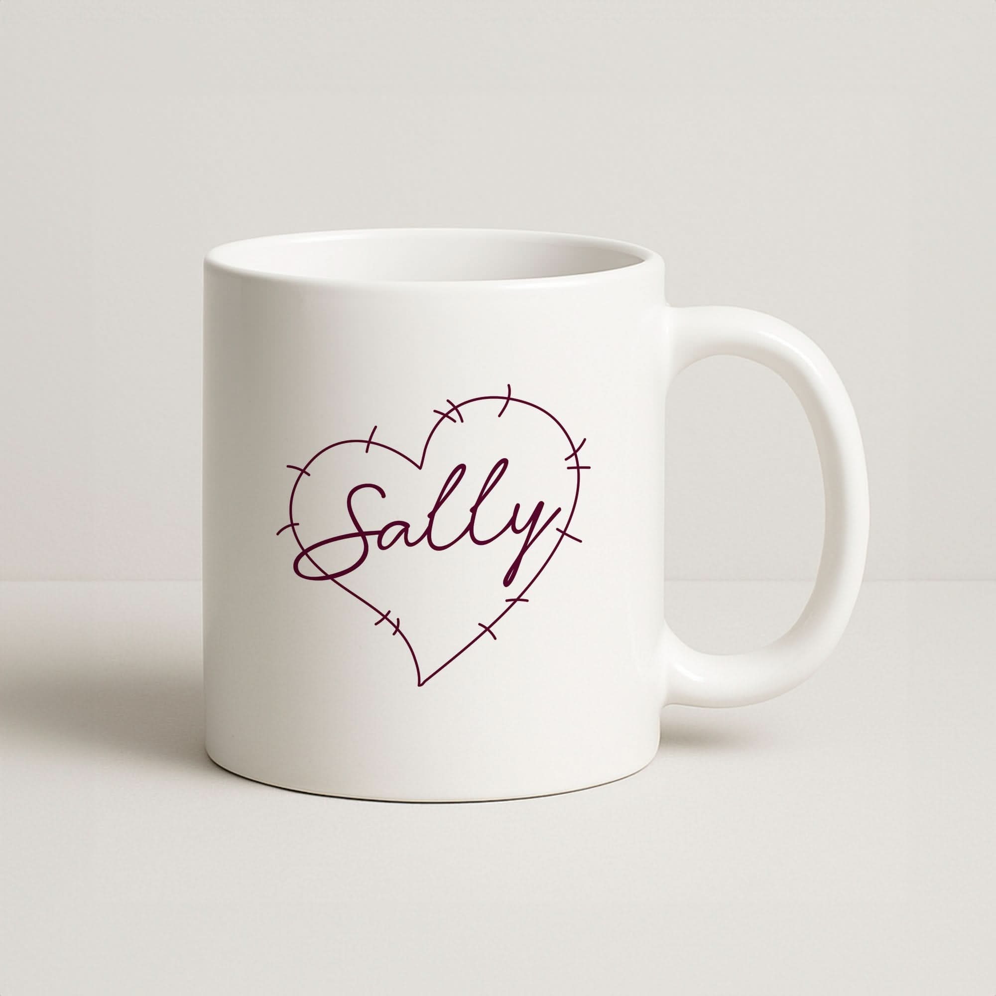 Stitched Heart Sally Coffee Mug
