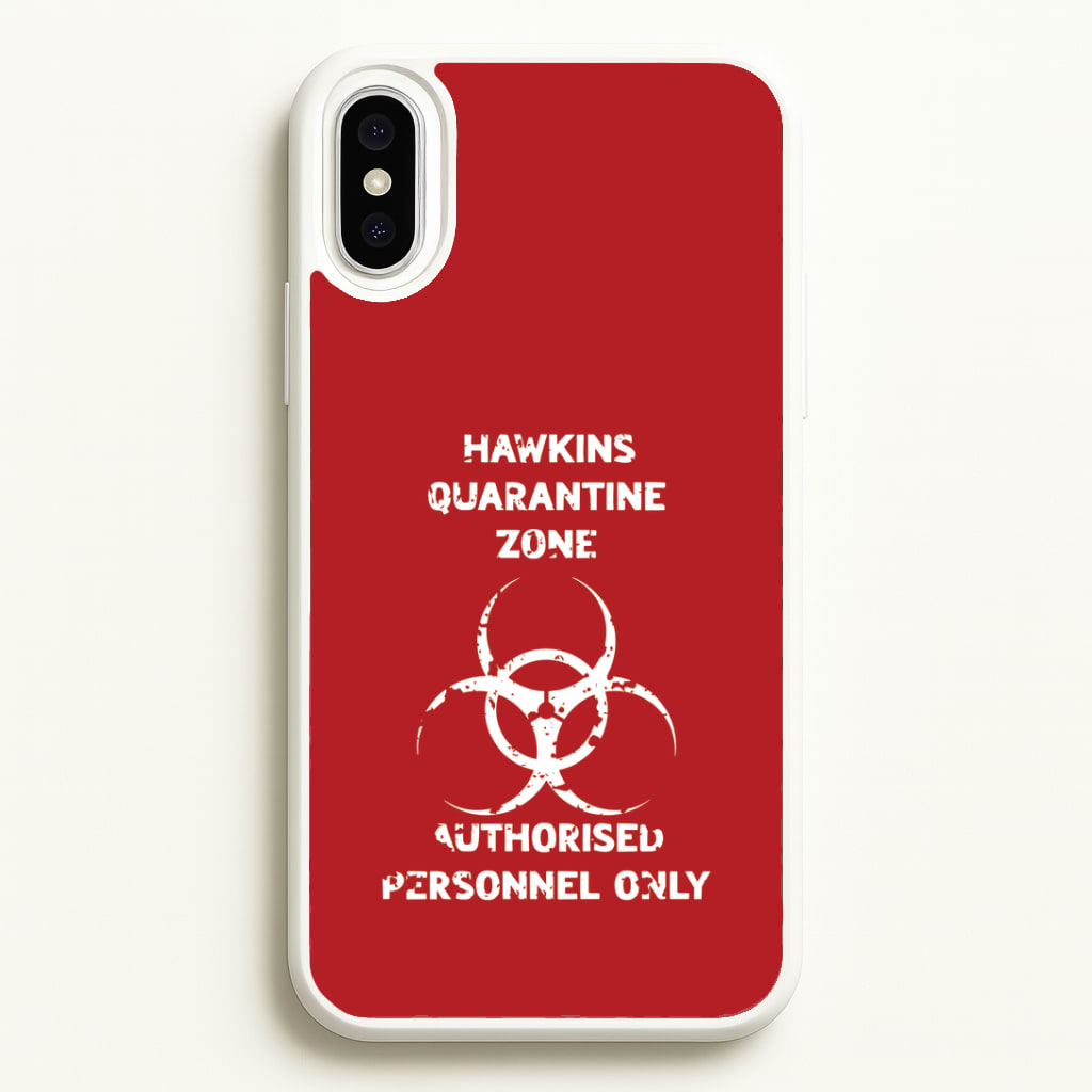 Hawkins Quarantine Zone iPhone XS Max Case
