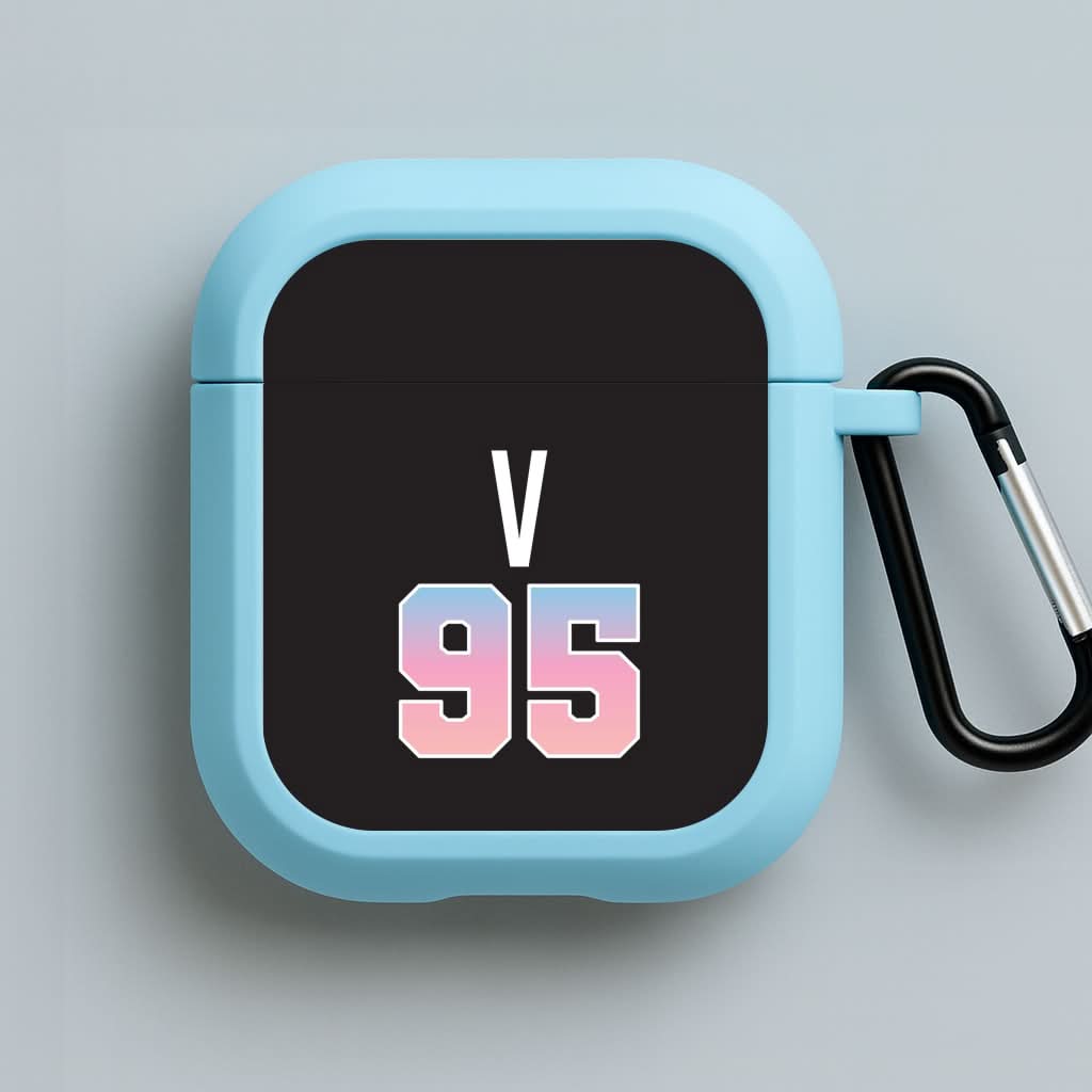 V 95 Blue AirPods Case