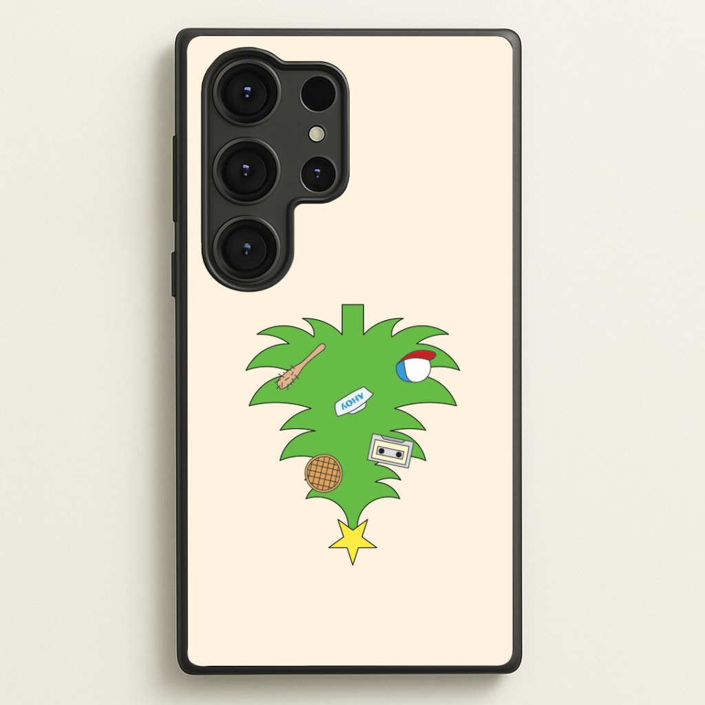 Upside Down Christmas Tree Galaxy S25 Ultra Case