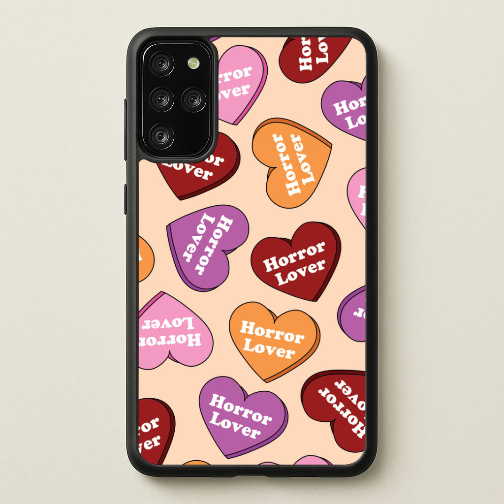 Horror Lover Hearts Pattern Galaxy S20 Plus Case